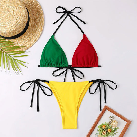 Vacation Swimsuit. Multi colored